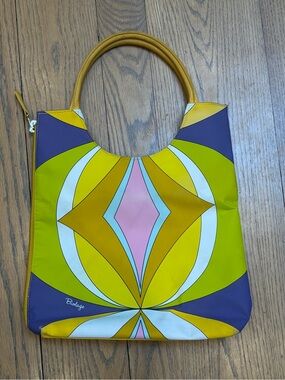 Biolage designer inspired mod tote bag